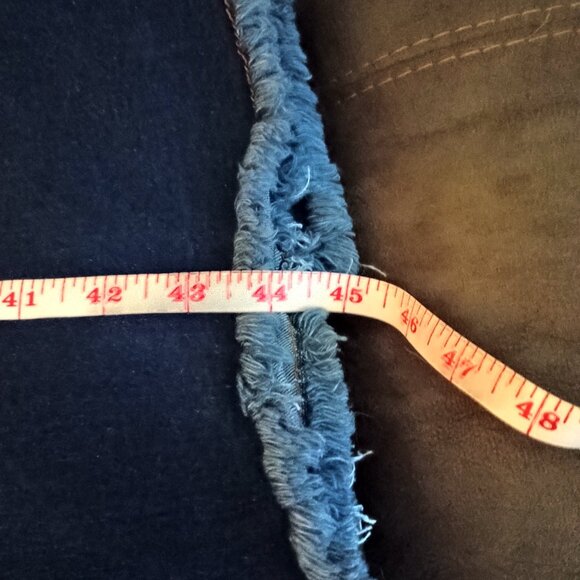 Lucky and Blessed Boutique Extreme Flare Size 18 Long Dark Blue Jeans - Picture 5 of 5